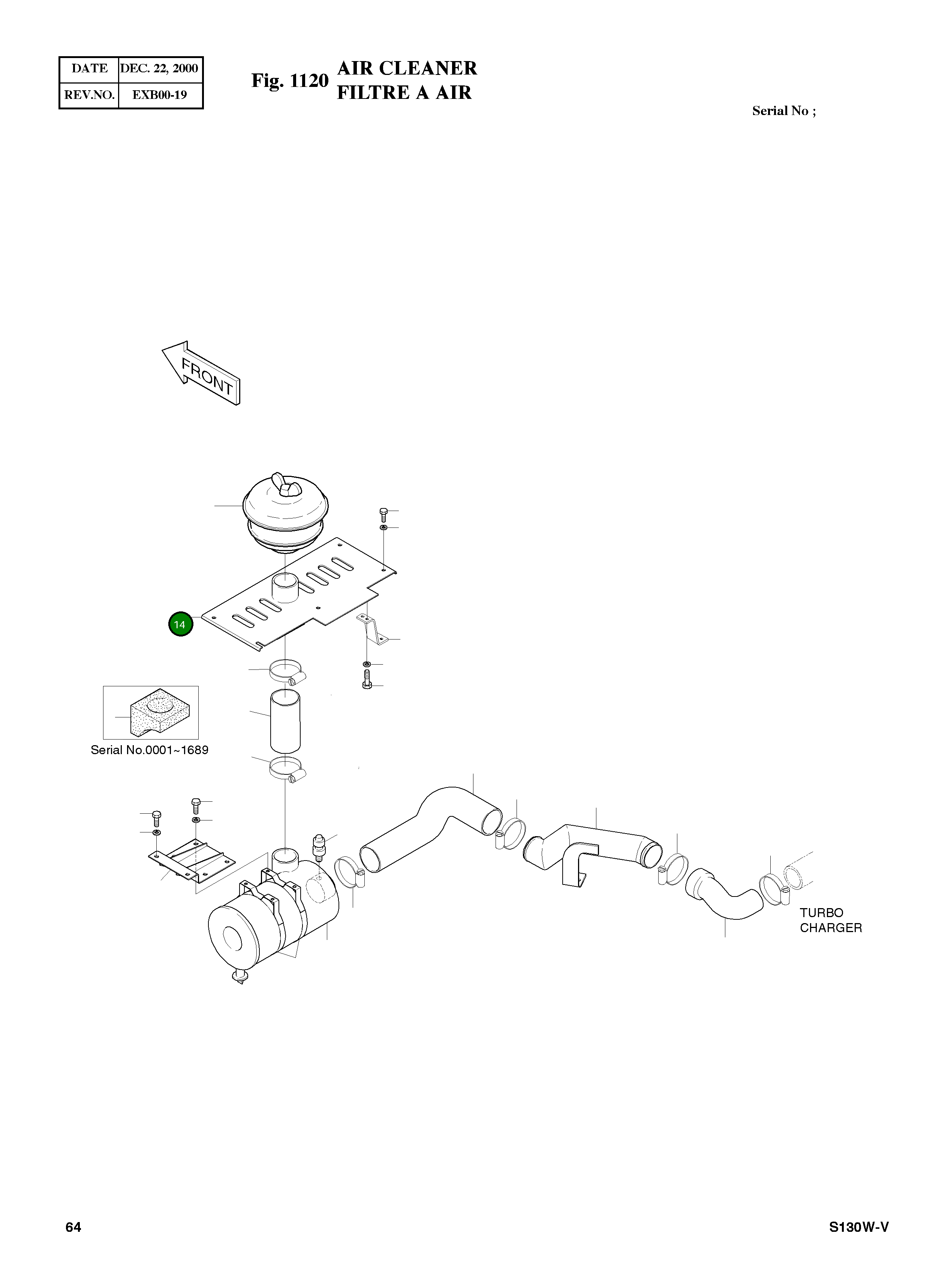 Крышка 2621-3915B  Komatsu