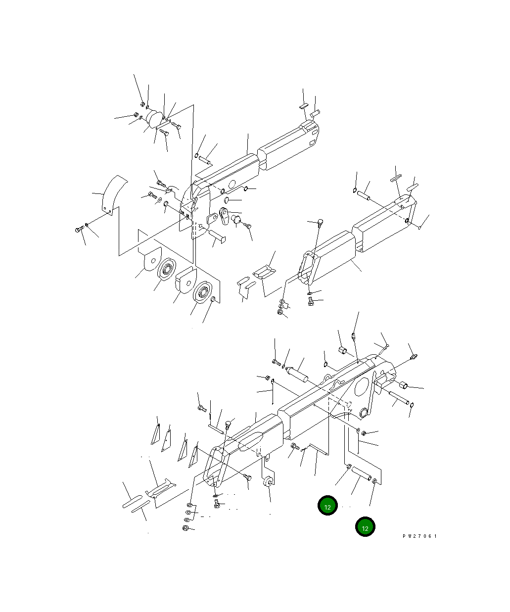 Подшипник UN726060022 Komatsu