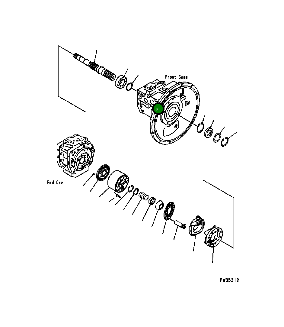 Подшипник 708-2L-22150 Komatsu