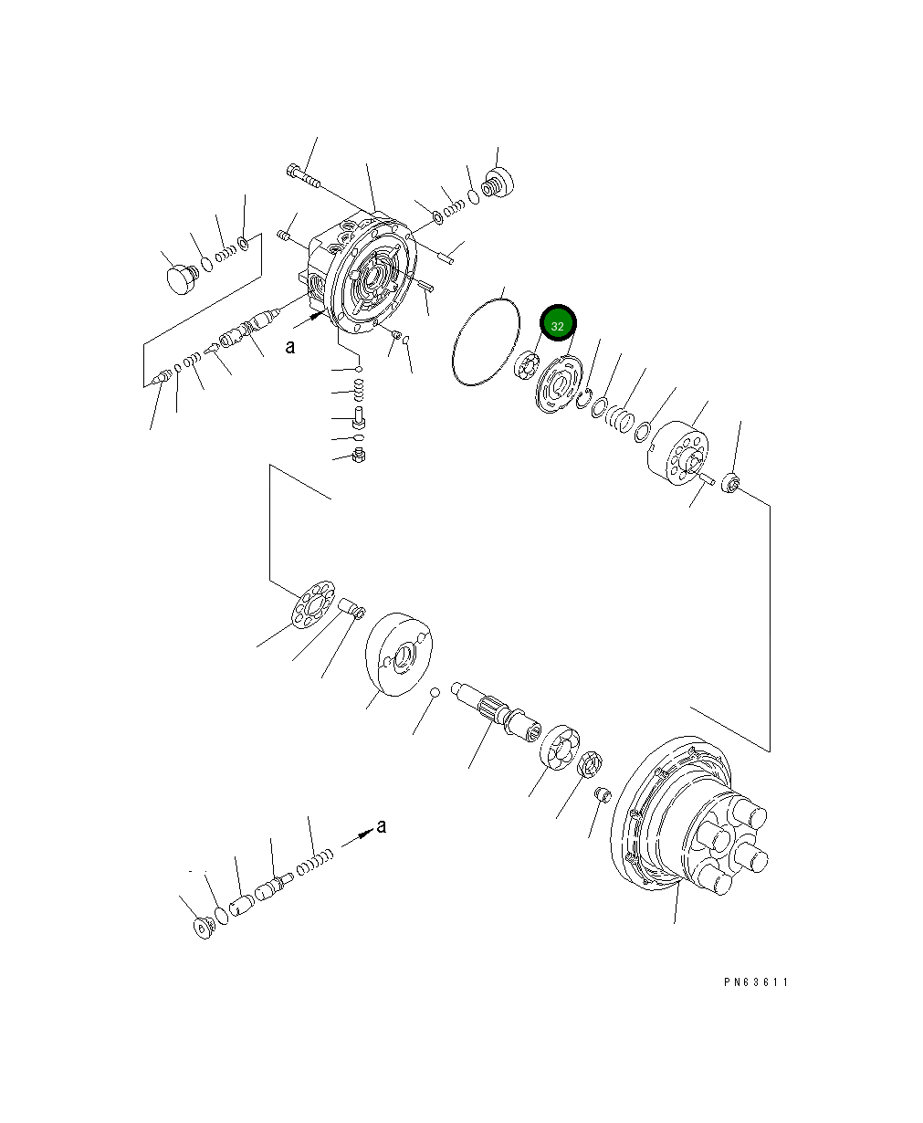 Подшипник 20P-60-81690 Komatsu