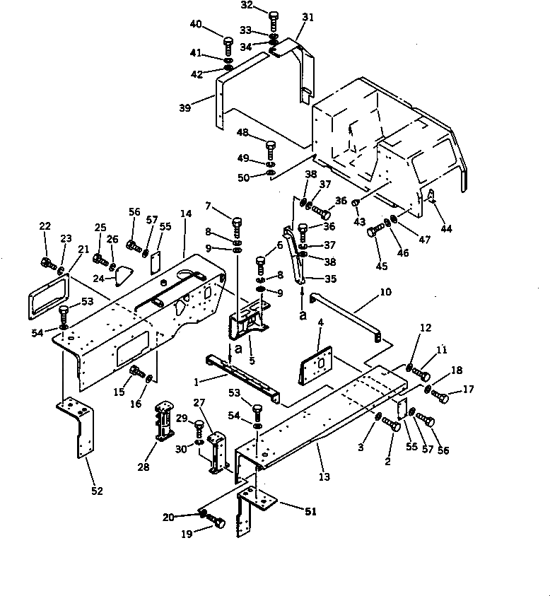 Крышка 144-54-52350 Komatsu