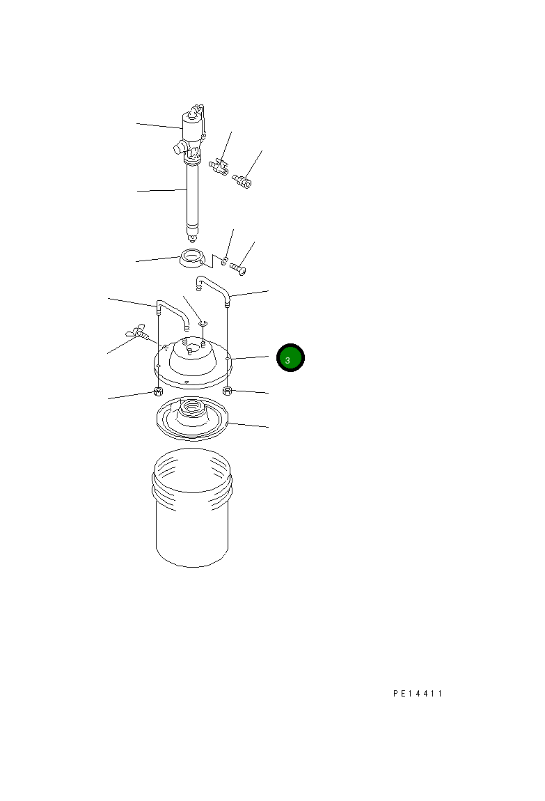 Крышка YU831162-4 Komatsu