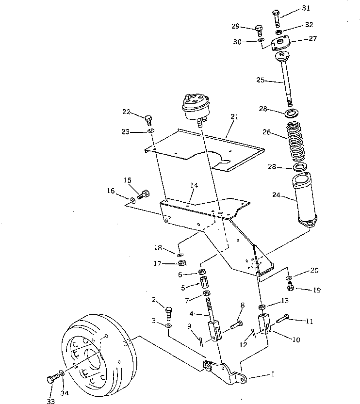 Рычаг 20G-34-19170 Komatsu