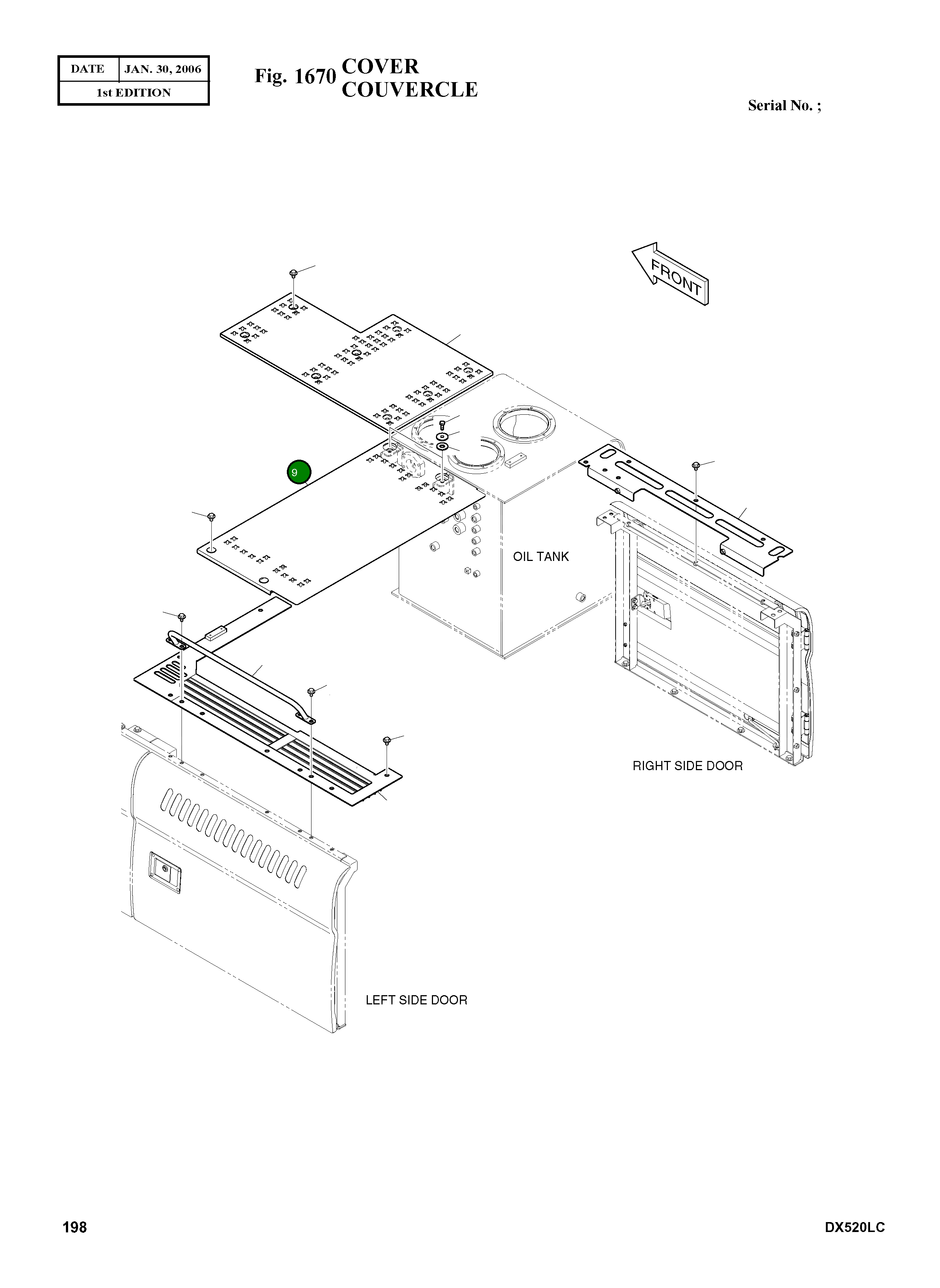 Крышка K1000004 Komatsu
