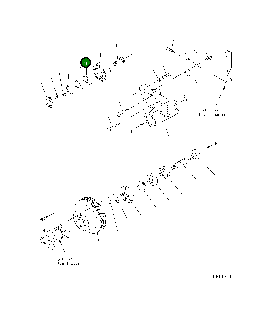 Подшипник 06034-06304 Komatsu