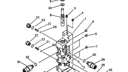 Крышка 419-15-19650  Komatsu