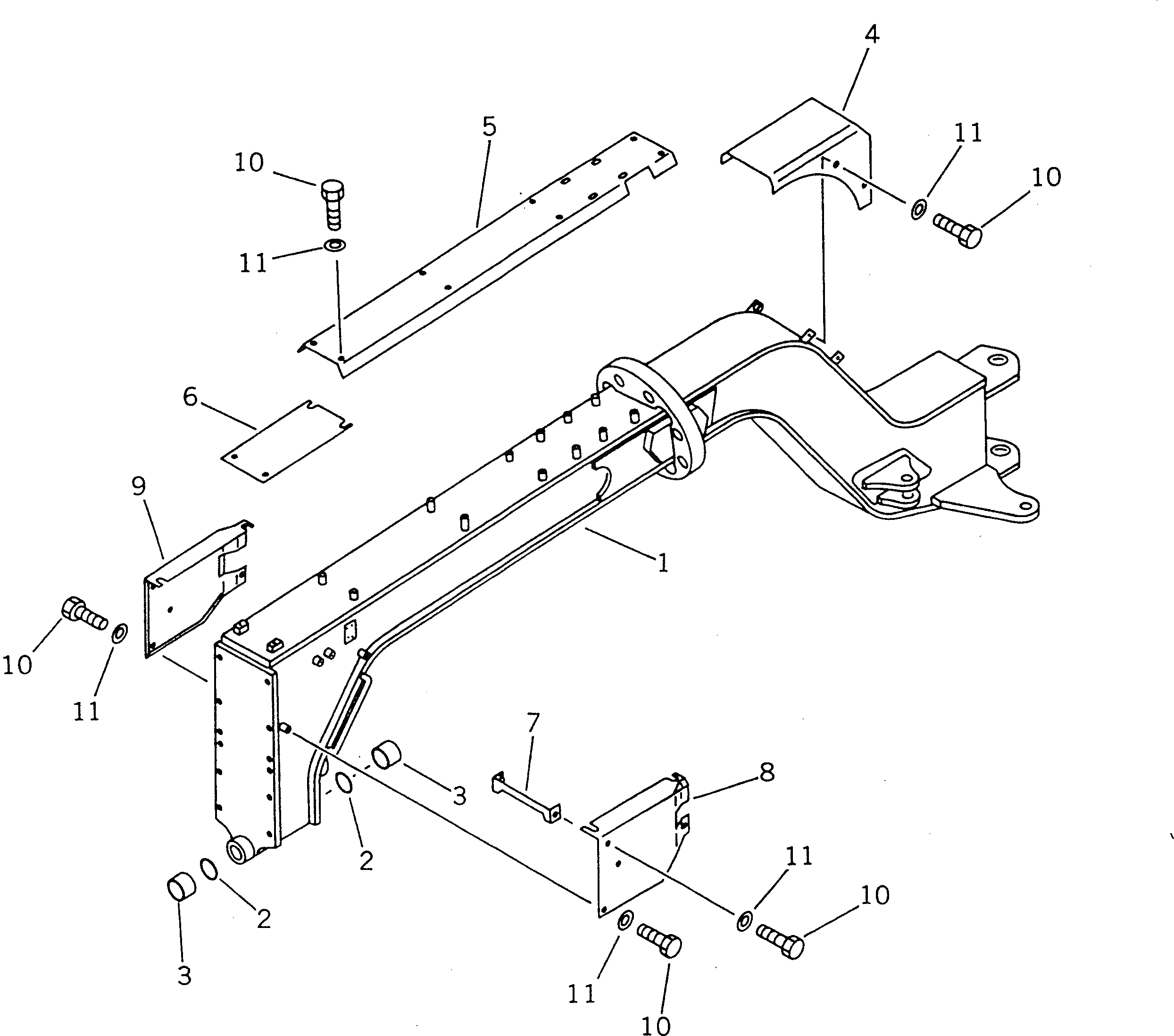 Крышка 23C-60-14420 Komatsu