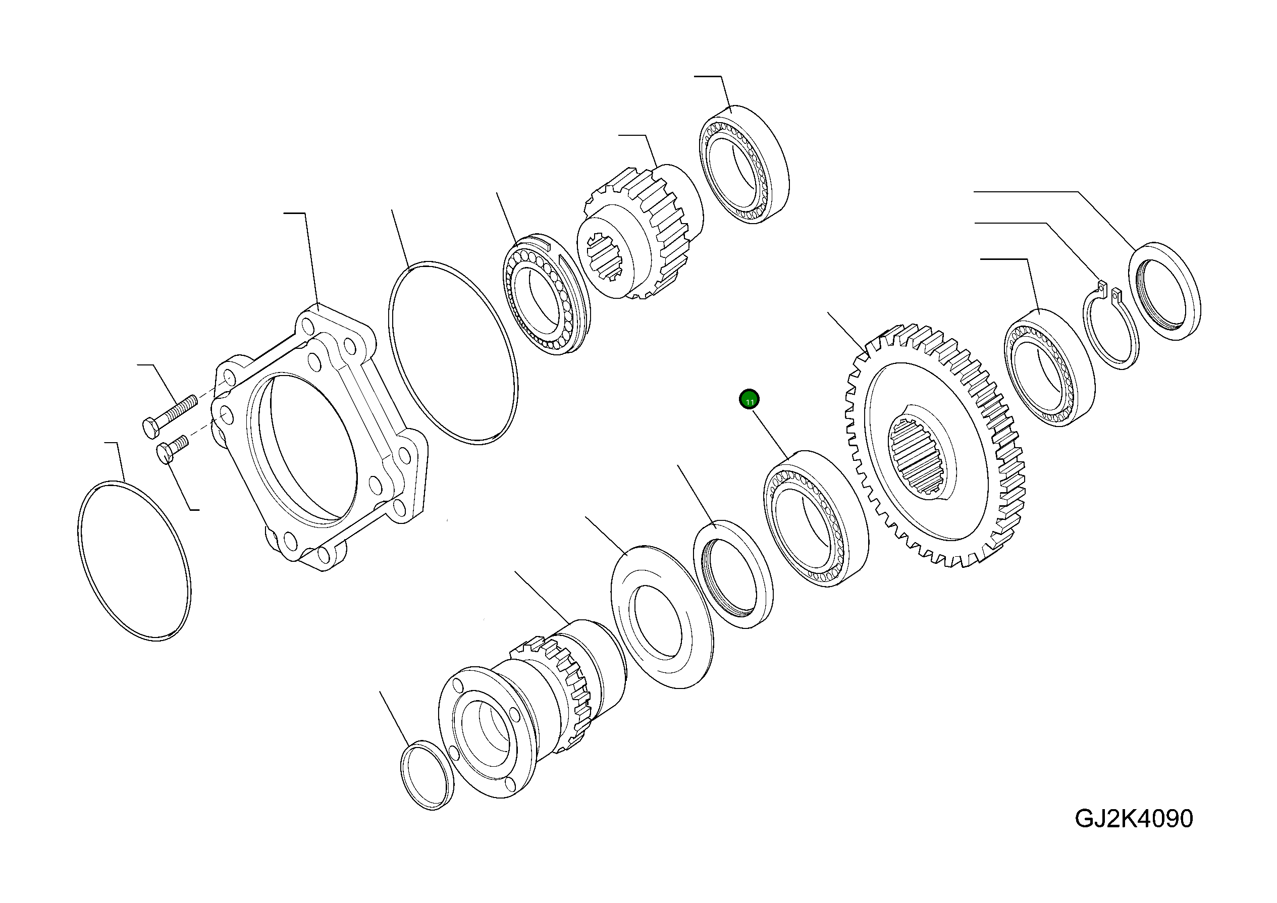 Подшипник 42T-23-H0P61 Komatsu