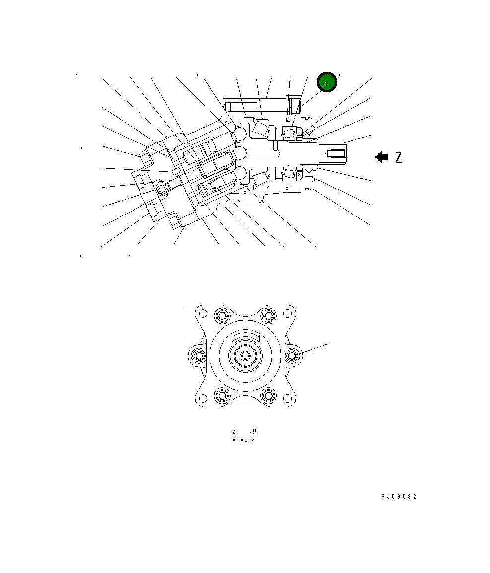 Подшипник 262-870-4230 Komatsu