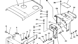 Капот 195-54-11650 Komatsu