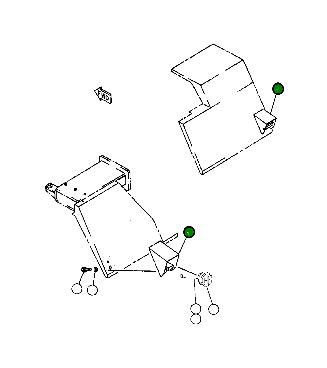 Крышка ED3967 Komatsu