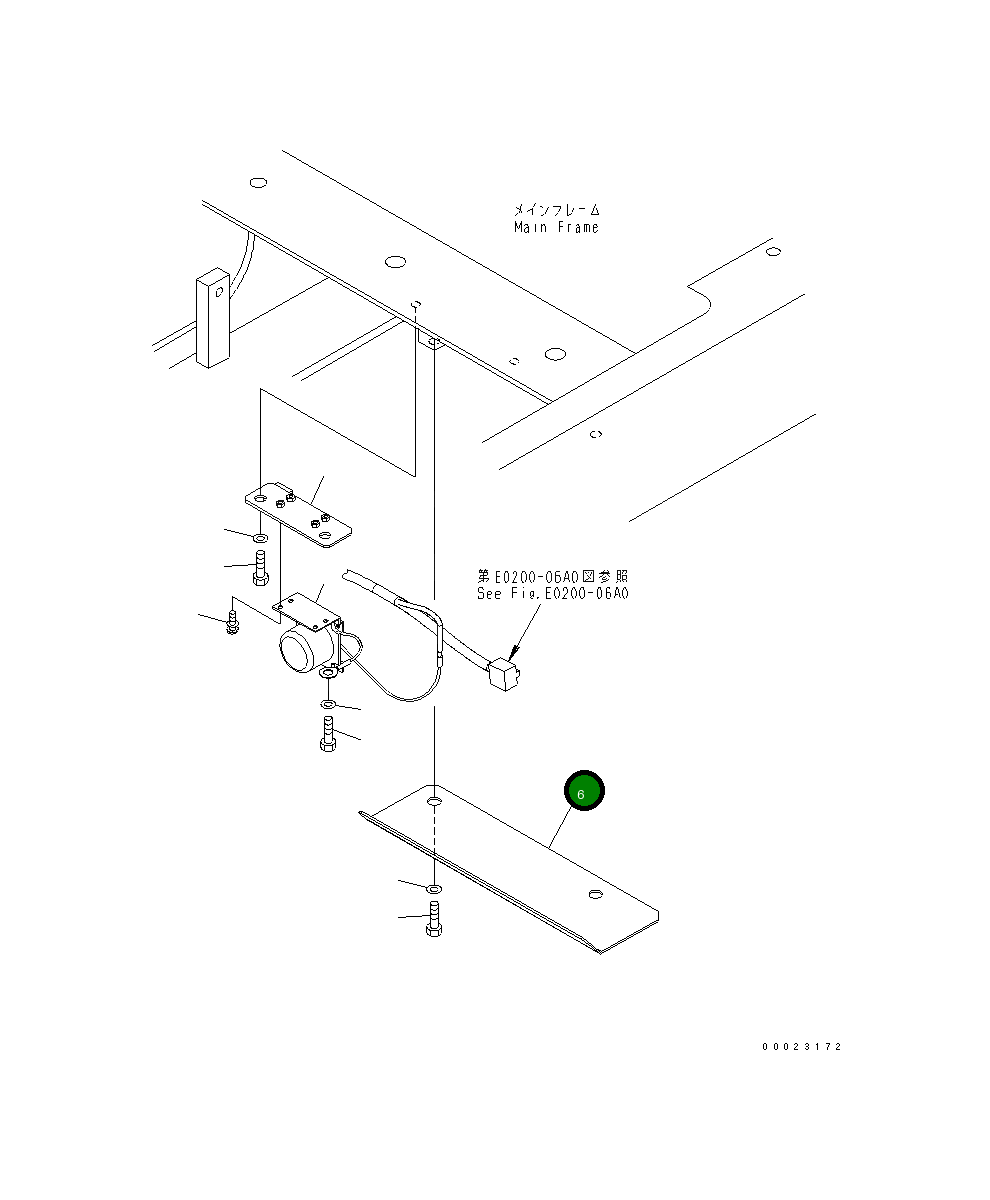 Крышка 8260-06-1690 Komatsu