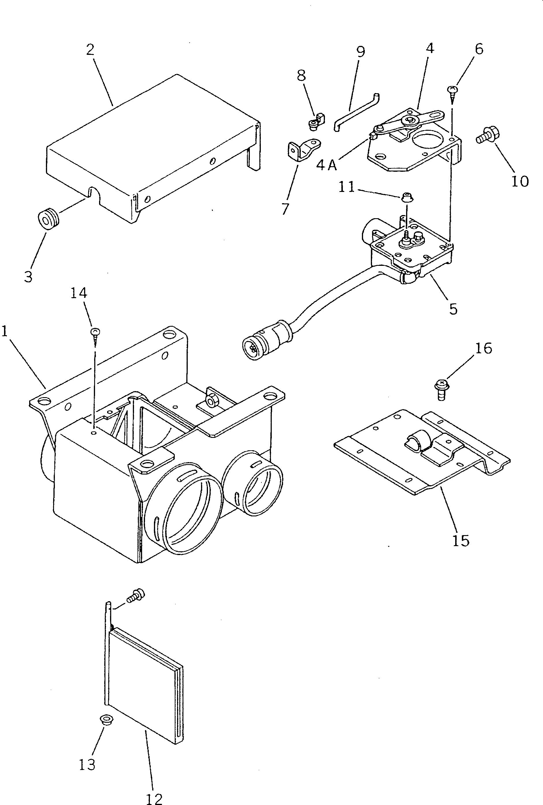 Рычаг 195-Z11-6540 Komatsu