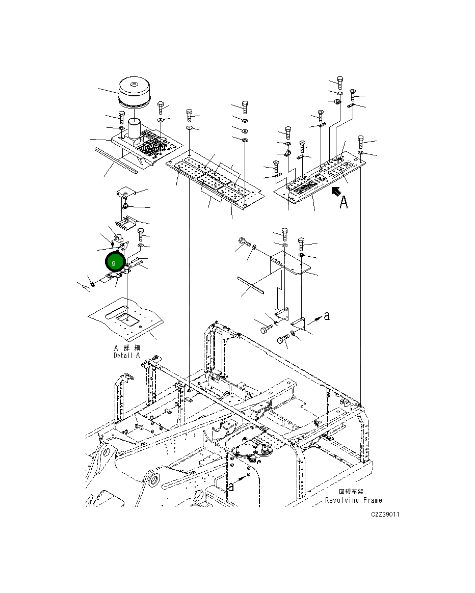 Рычаг 207-54-72230 Komatsu