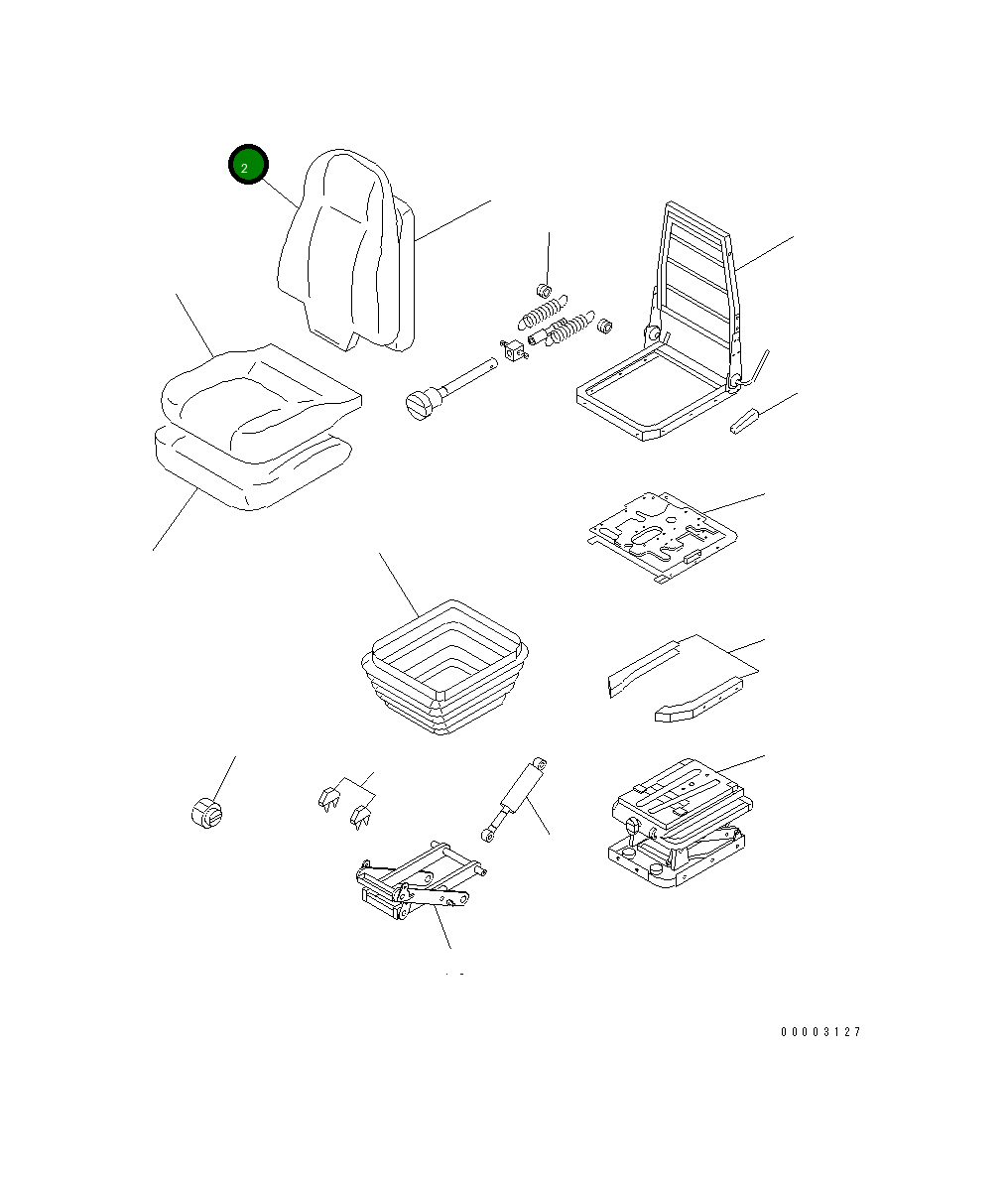 Крышка AS183705 Komatsu