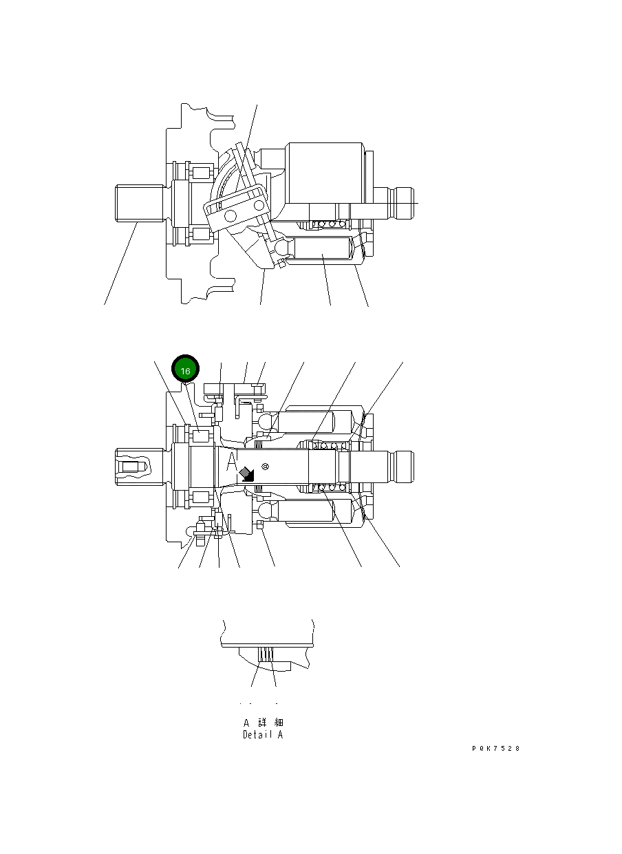 Подшипник UC1701562598  Komatsu