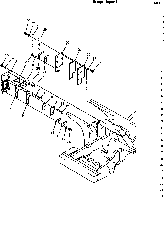 Крышка 561-89-32740 Komatsu