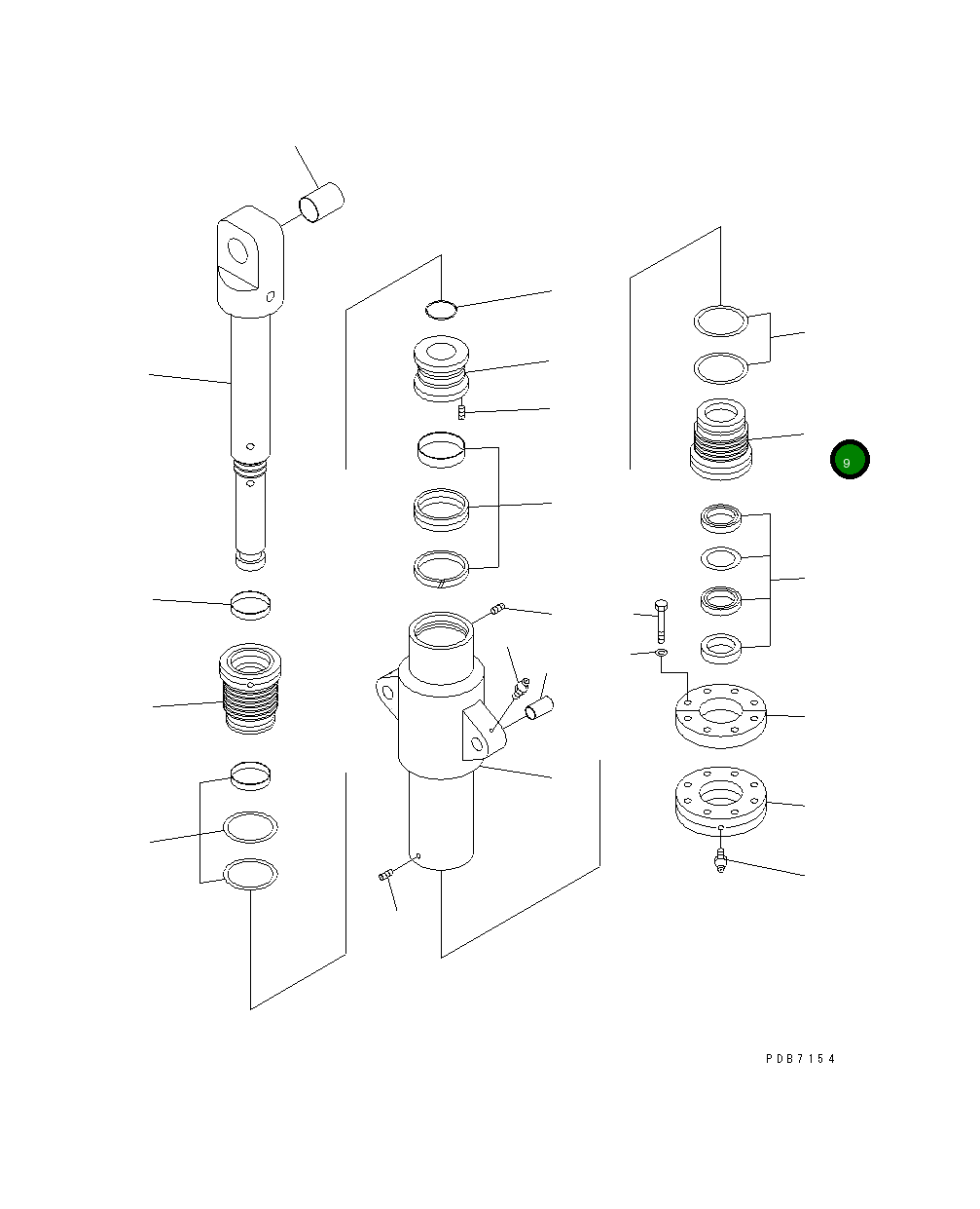 Крышка ARK100CSS-17 Komatsu