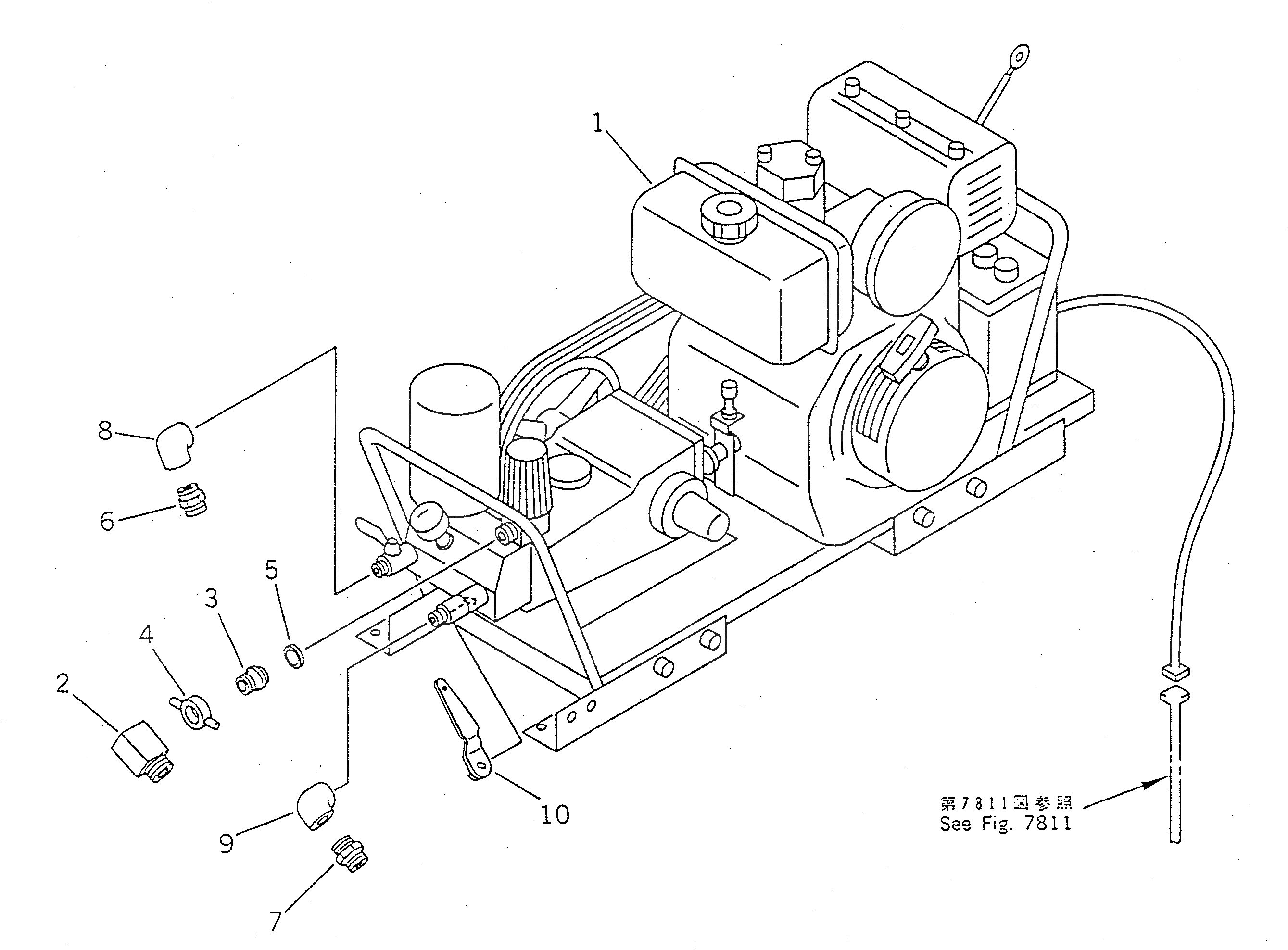 Рычаг 41K-S93-1320 Komatsu