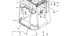 Крышка 423-54-15610  Komatsu
