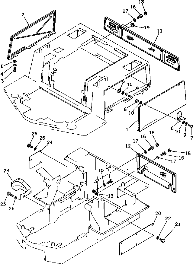 Крышка 362-A60-1110 Komatsu