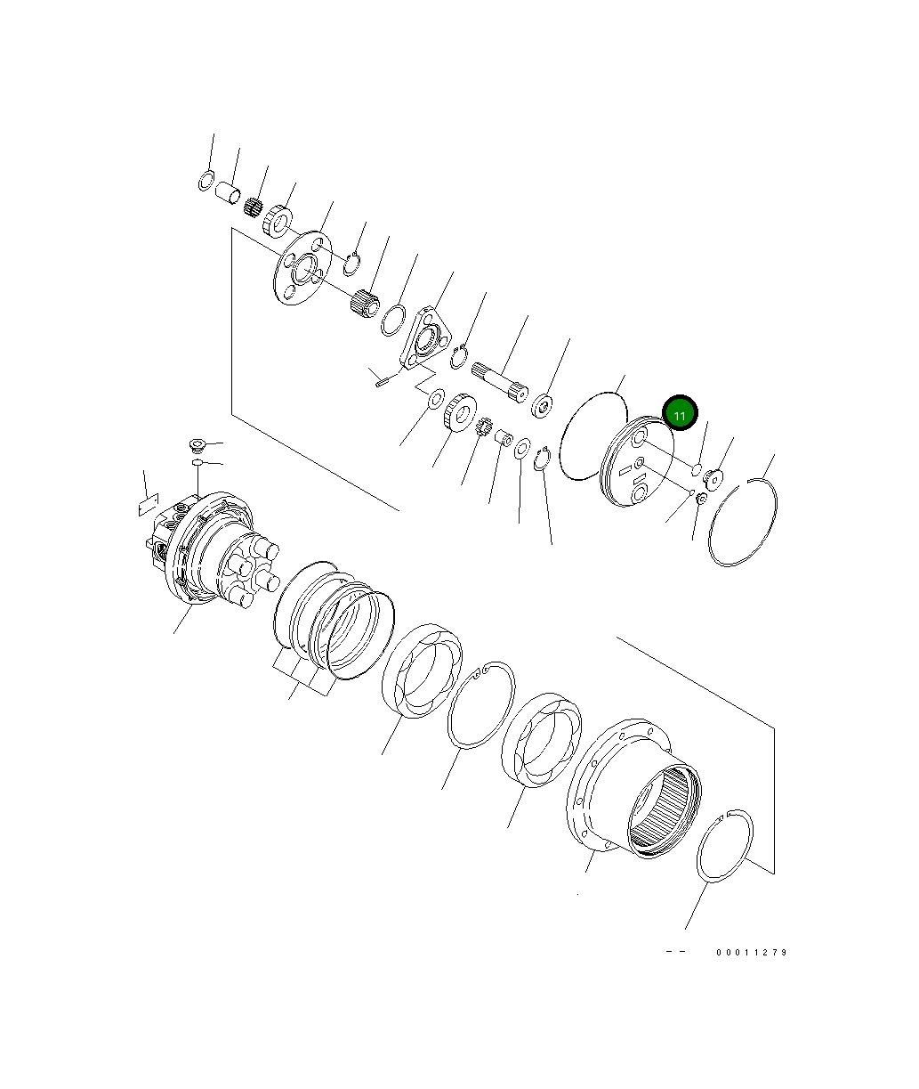 Крышка FUFZD-8322-02 Komatsu
