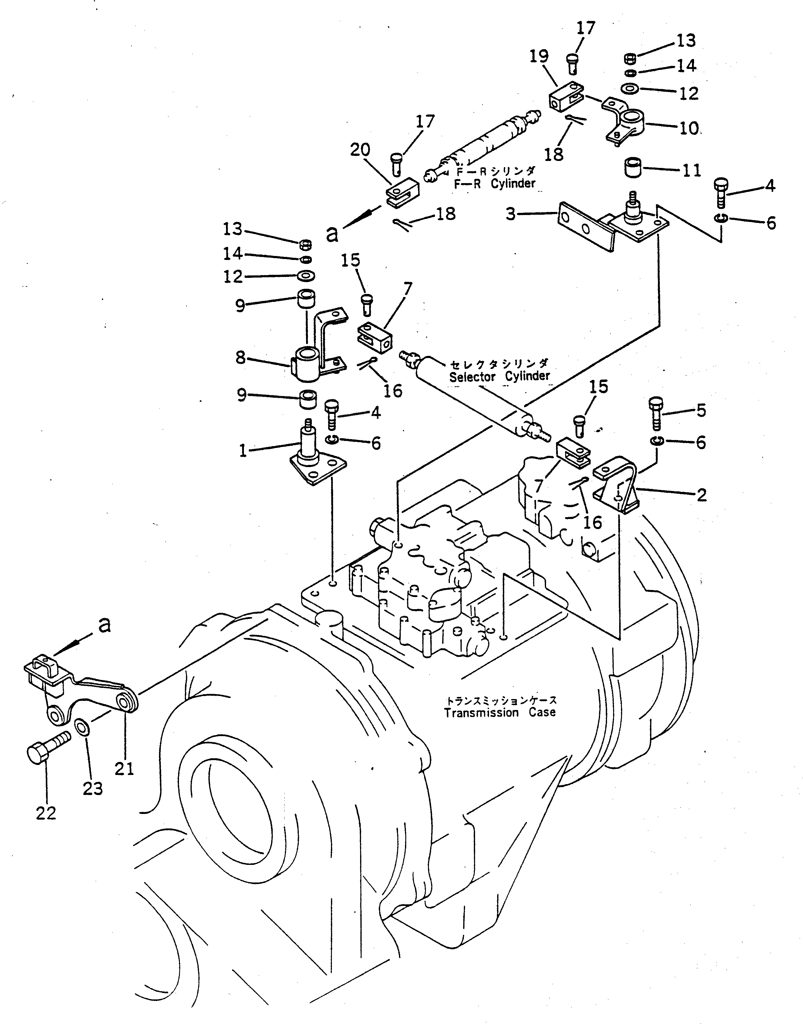 Рычаг 22W-43-13130 Komatsu
