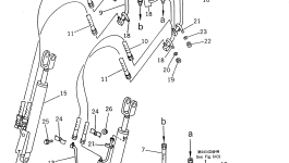 Трубка 41G-62-13240 Komatsu