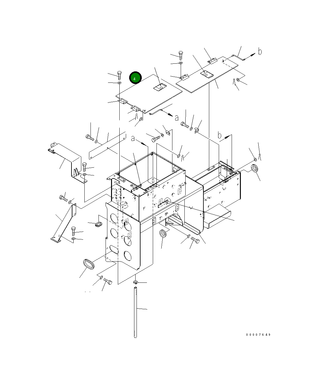 Крышка 8296-54-1120  Komatsu