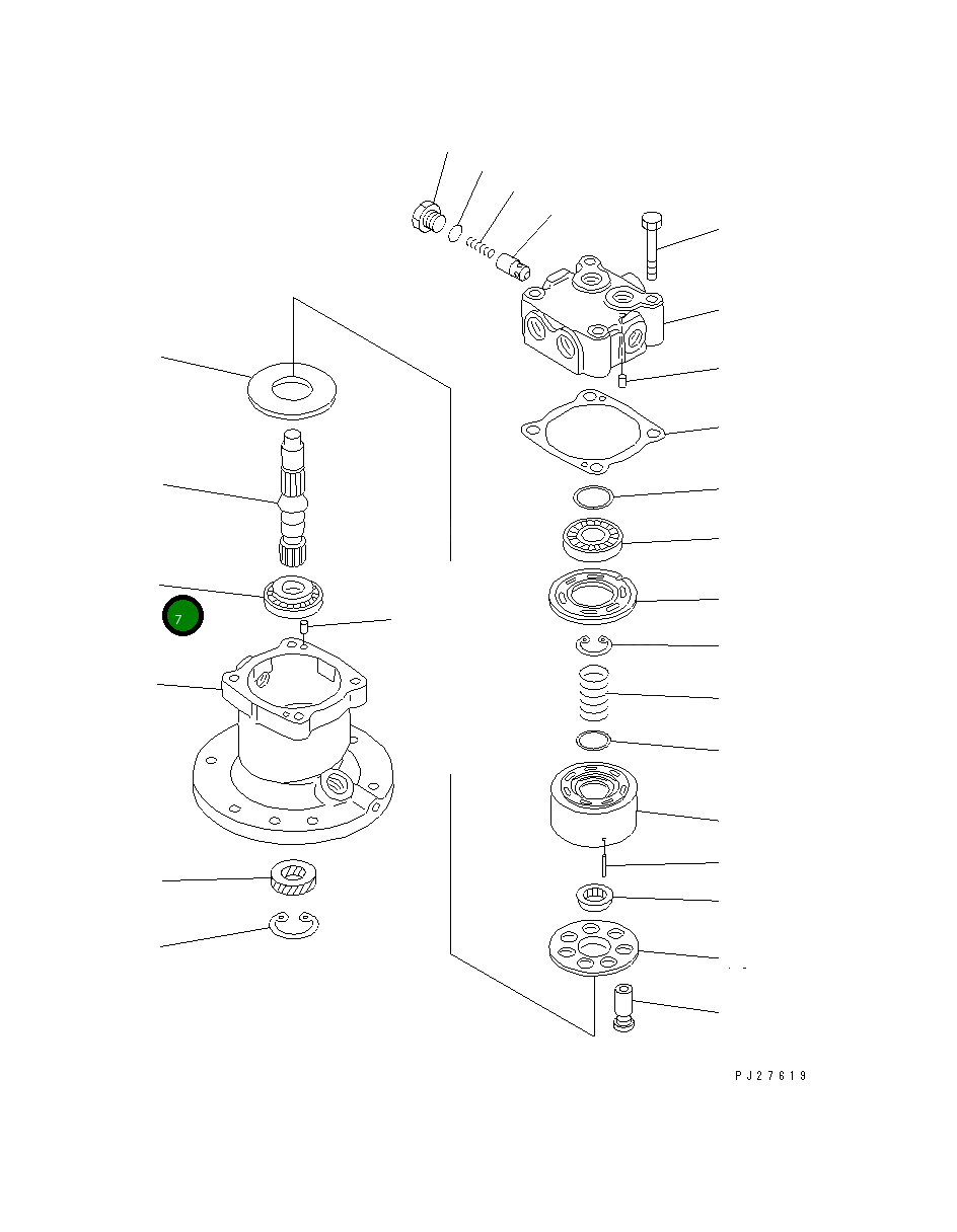 Подшипник 708-7T-12240 Komatsu