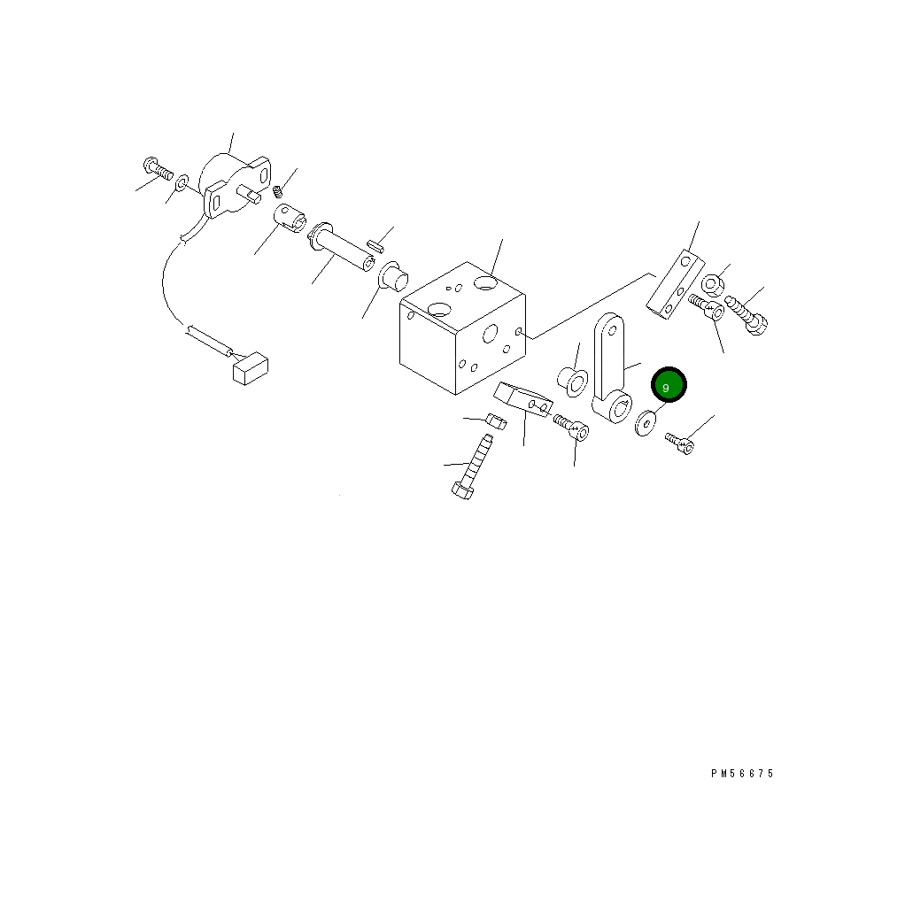 Рычаг 262-43-74190 Komatsu