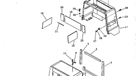 Глухая деталь M711165360300 Komatsu