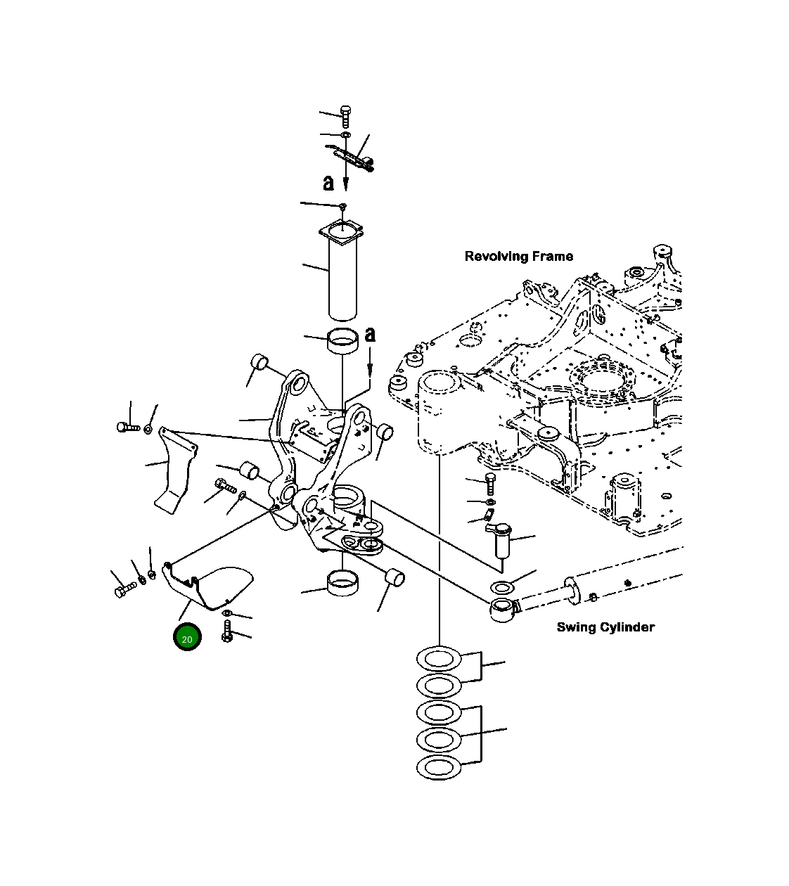 Крышка 22P-70-11331  Komatsu