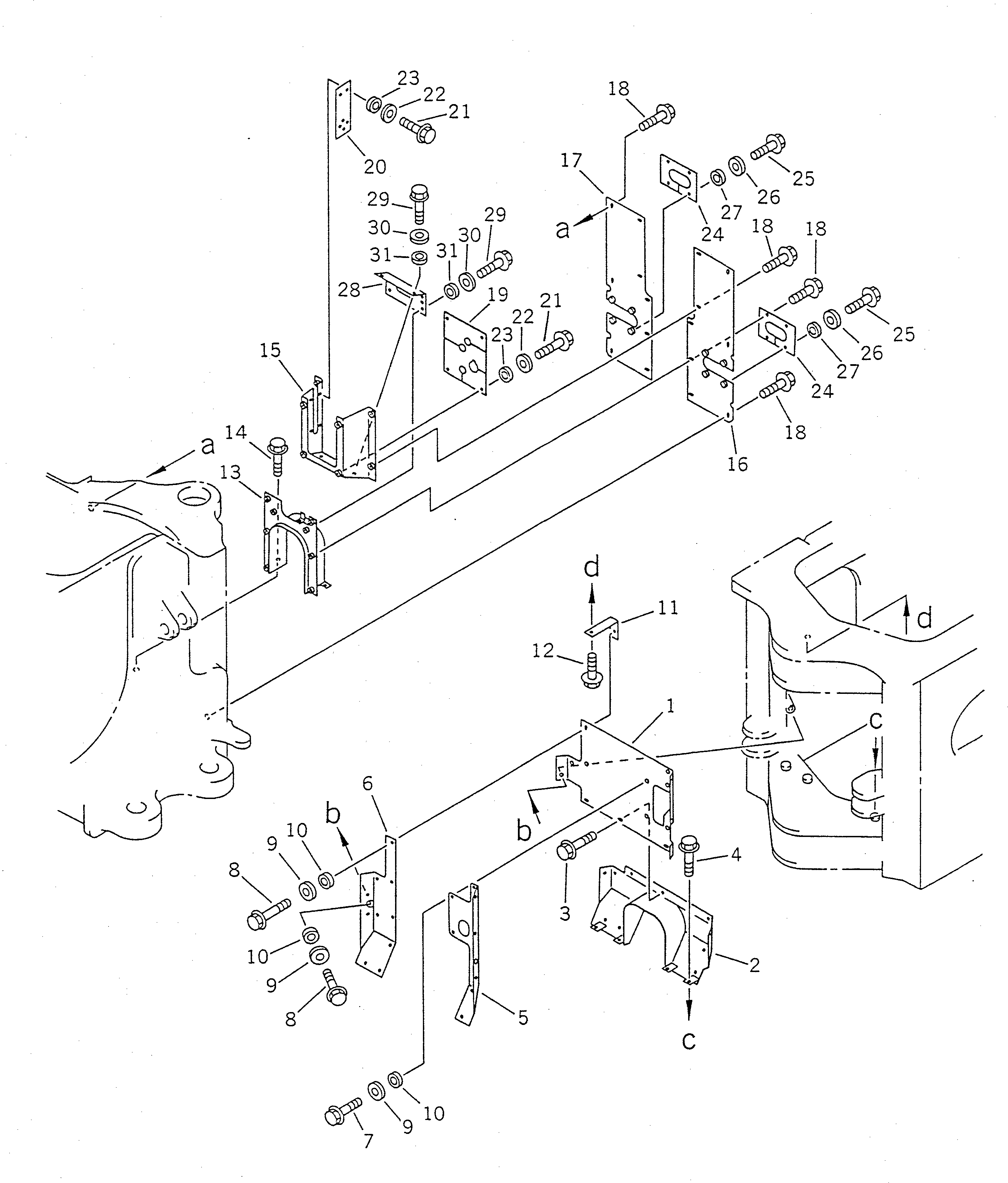 Крышка 41L-971-1510  Komatsu