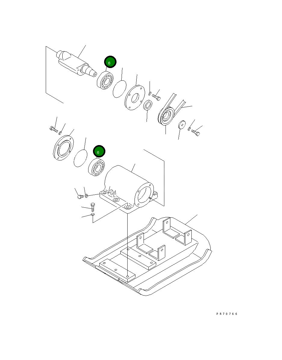 Подшипник 06300-06307 Komatsu