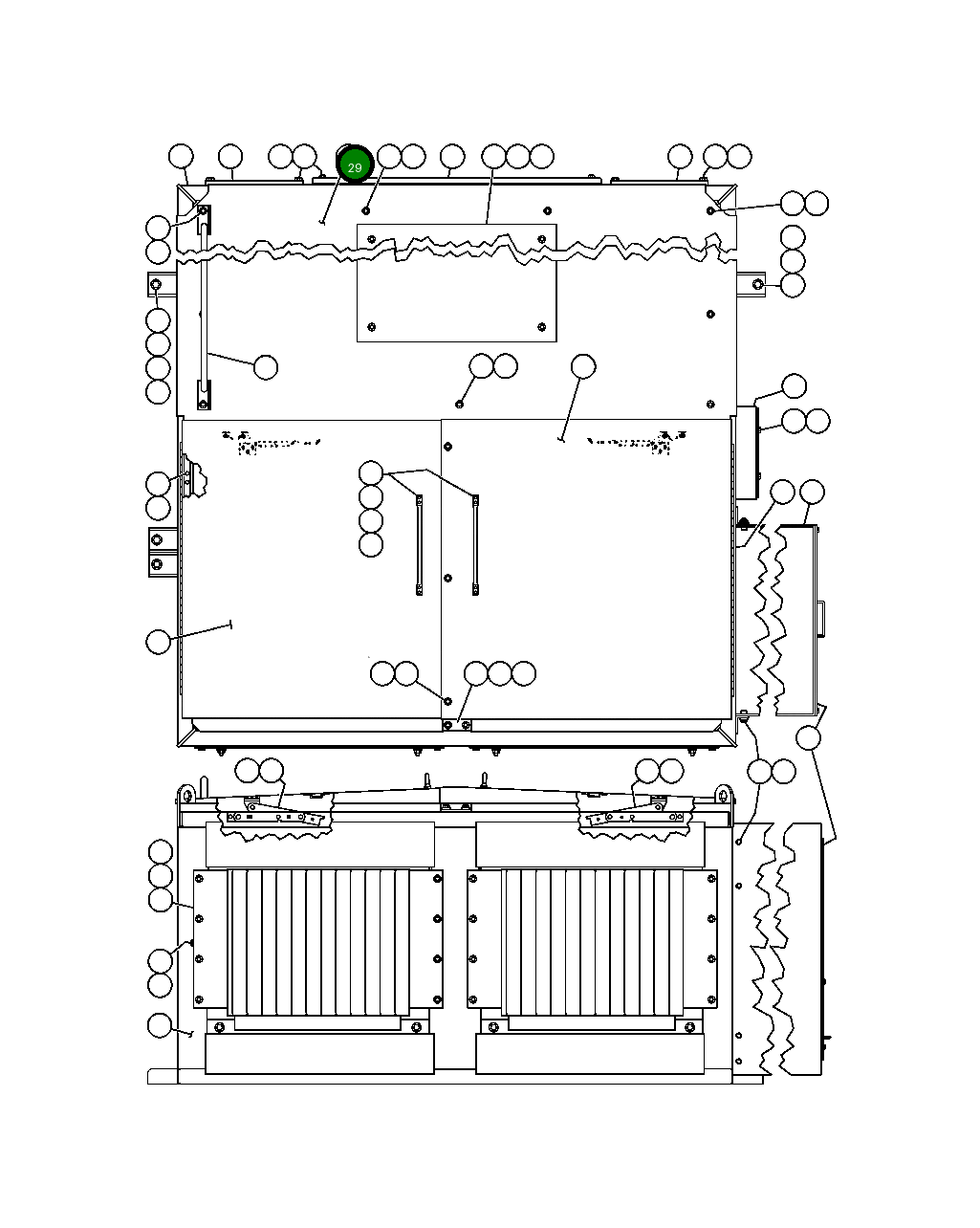 Крышка EC0501 Komatsu