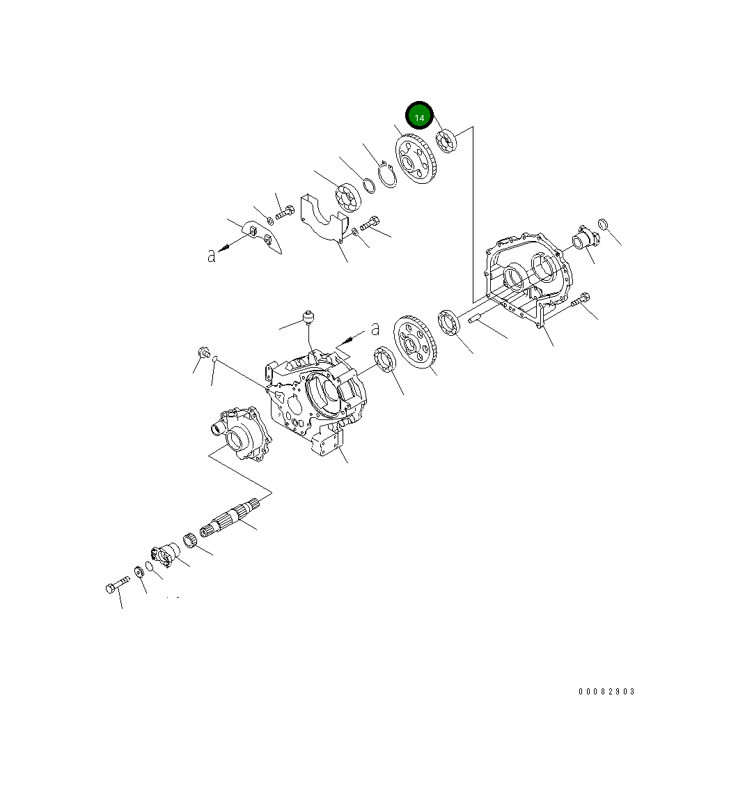 Подшипник 415-17-24530 Komatsu