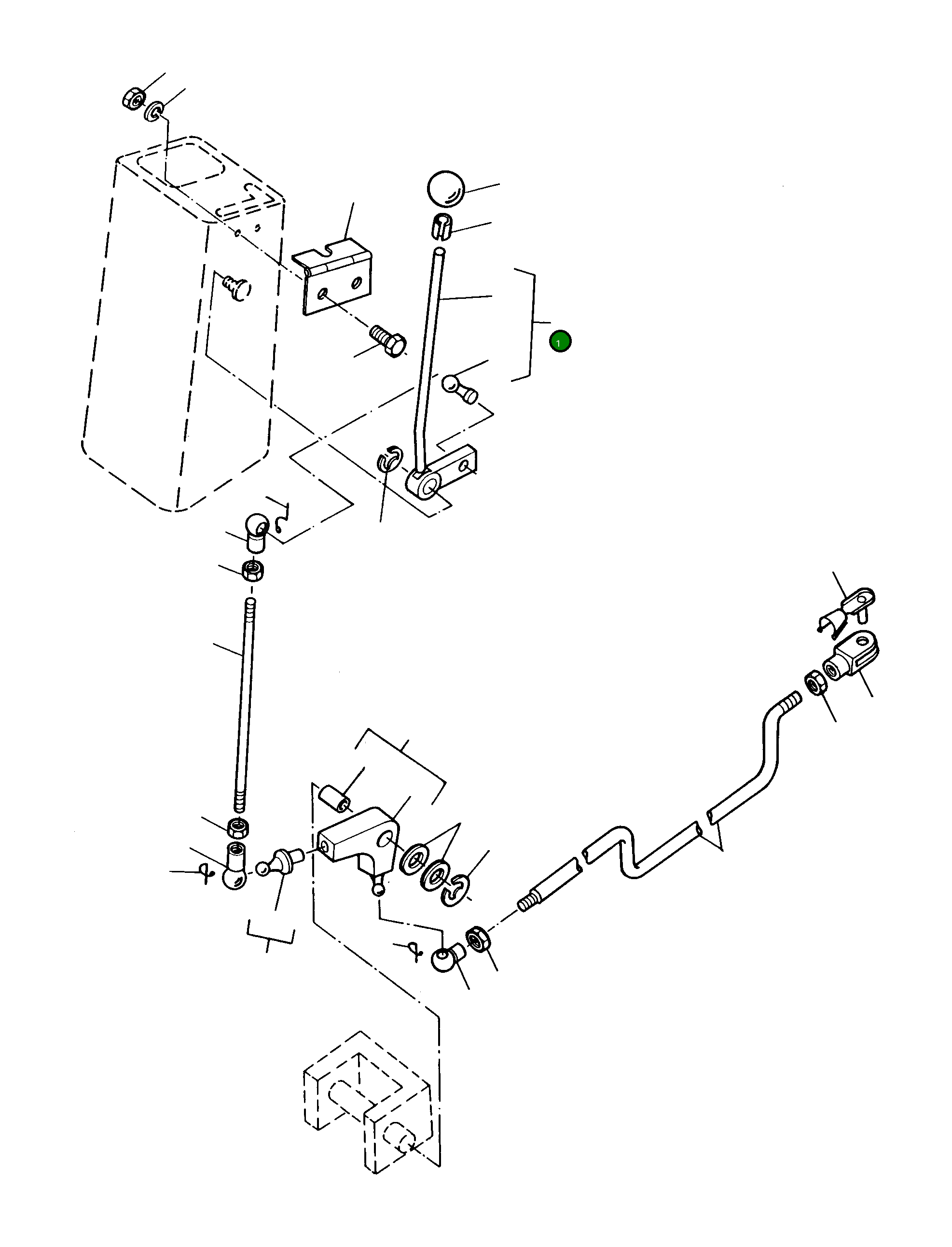 Рычаг 3078712M91 Komatsu