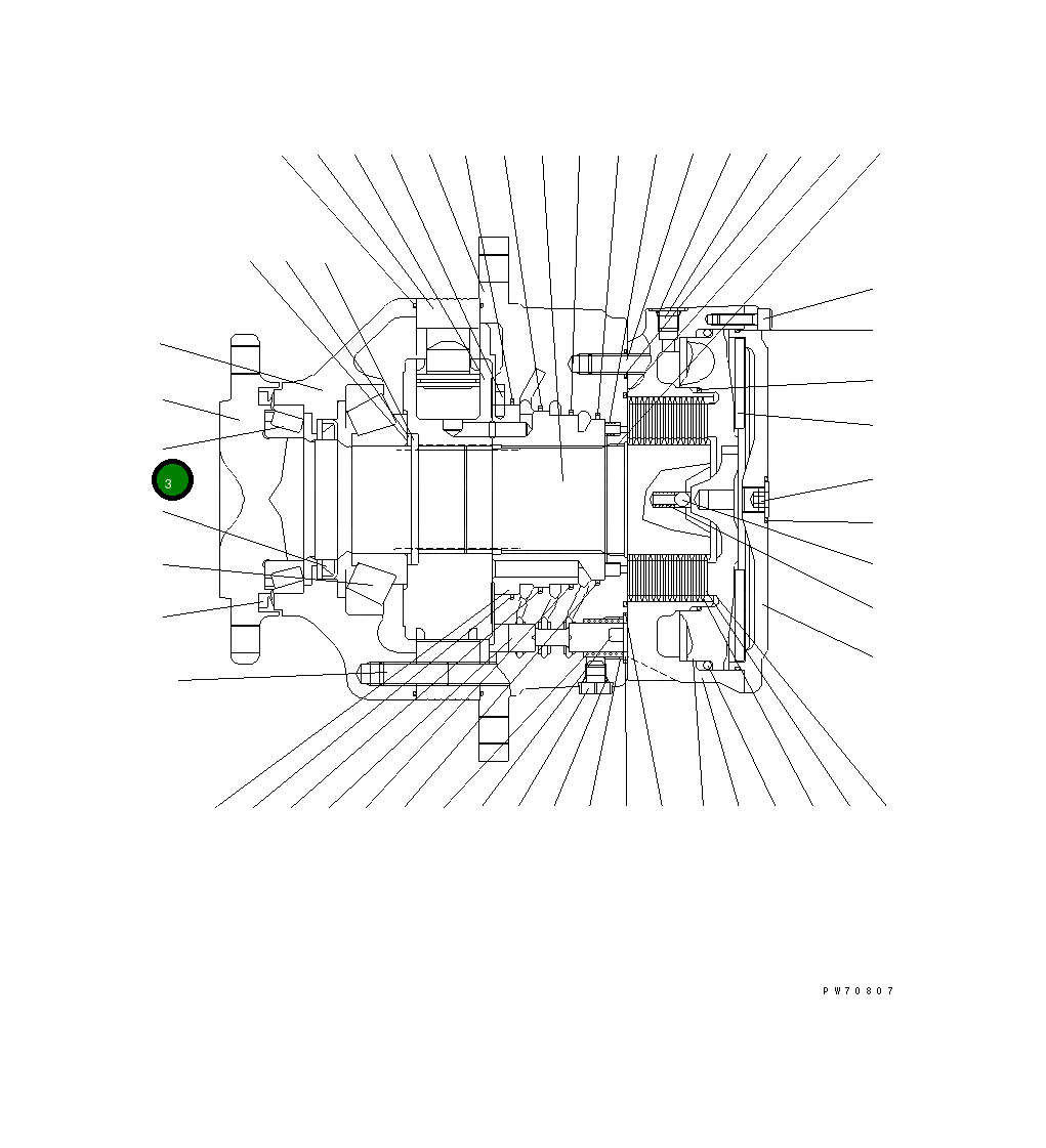 Подшипник 258-81-51130 Komatsu