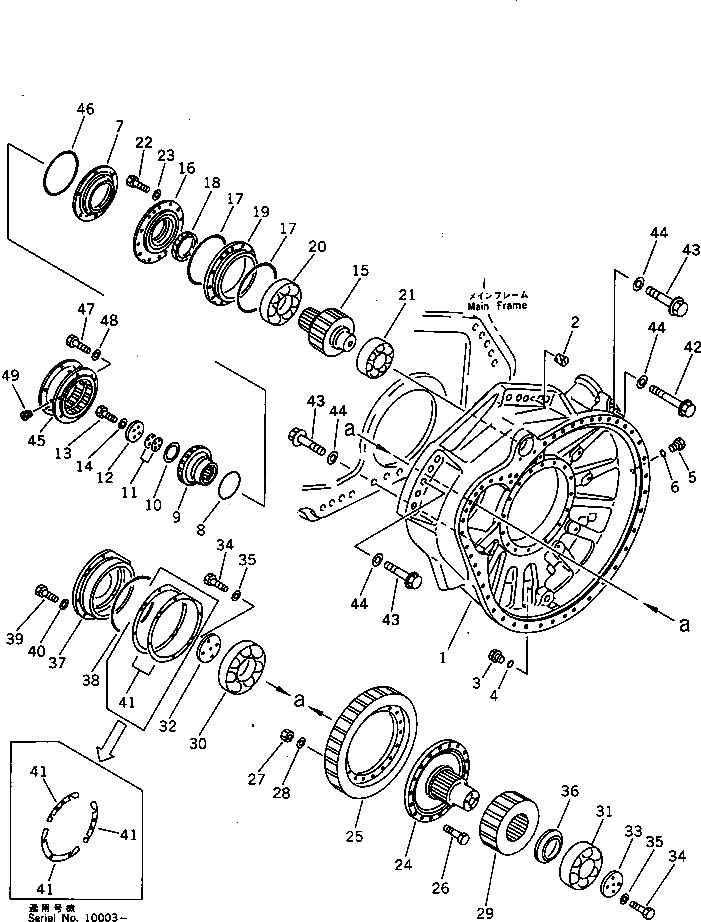 Подшипник 19M-09-11111 Komatsu