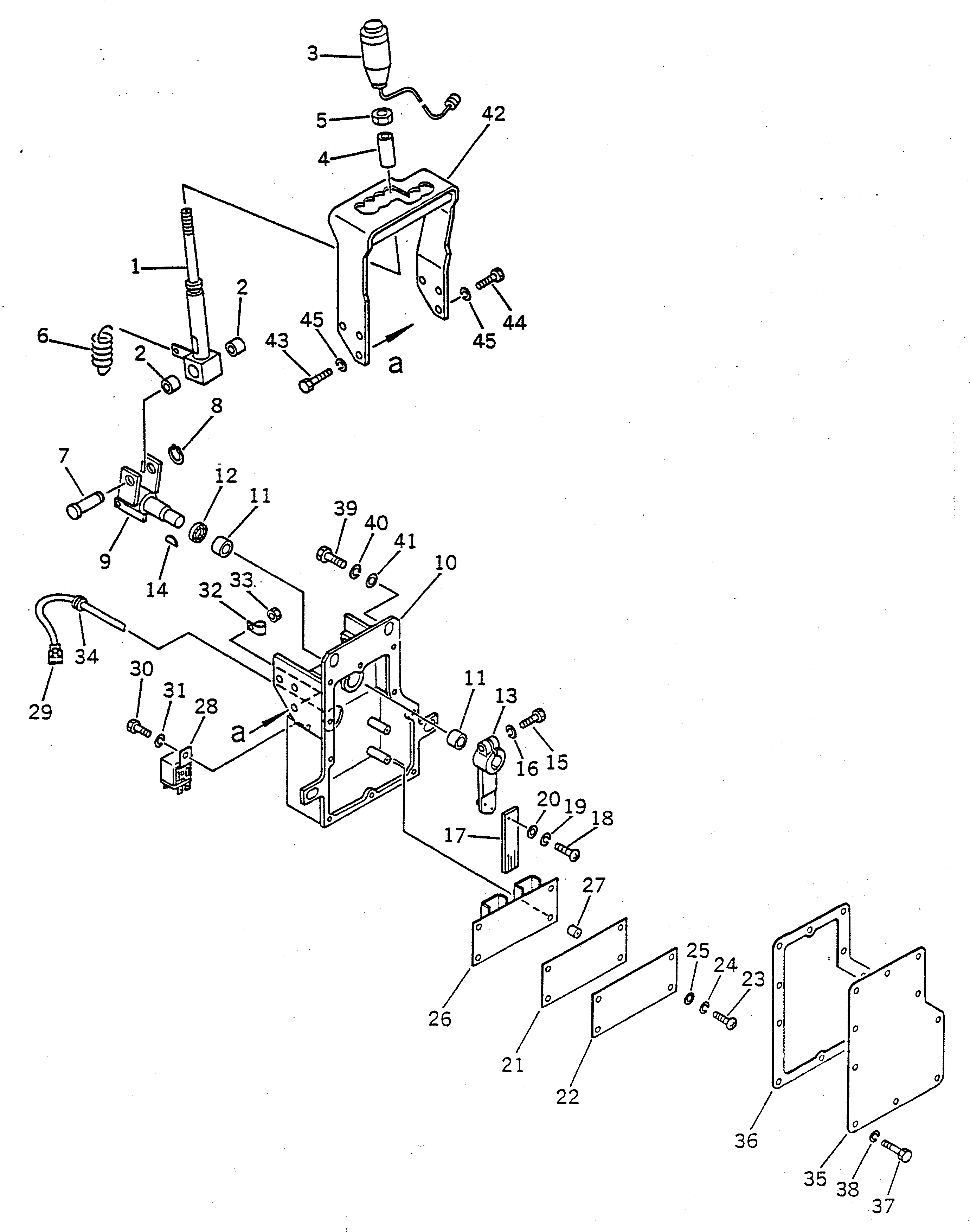 Рычаг 22W-43-12430 Komatsu
