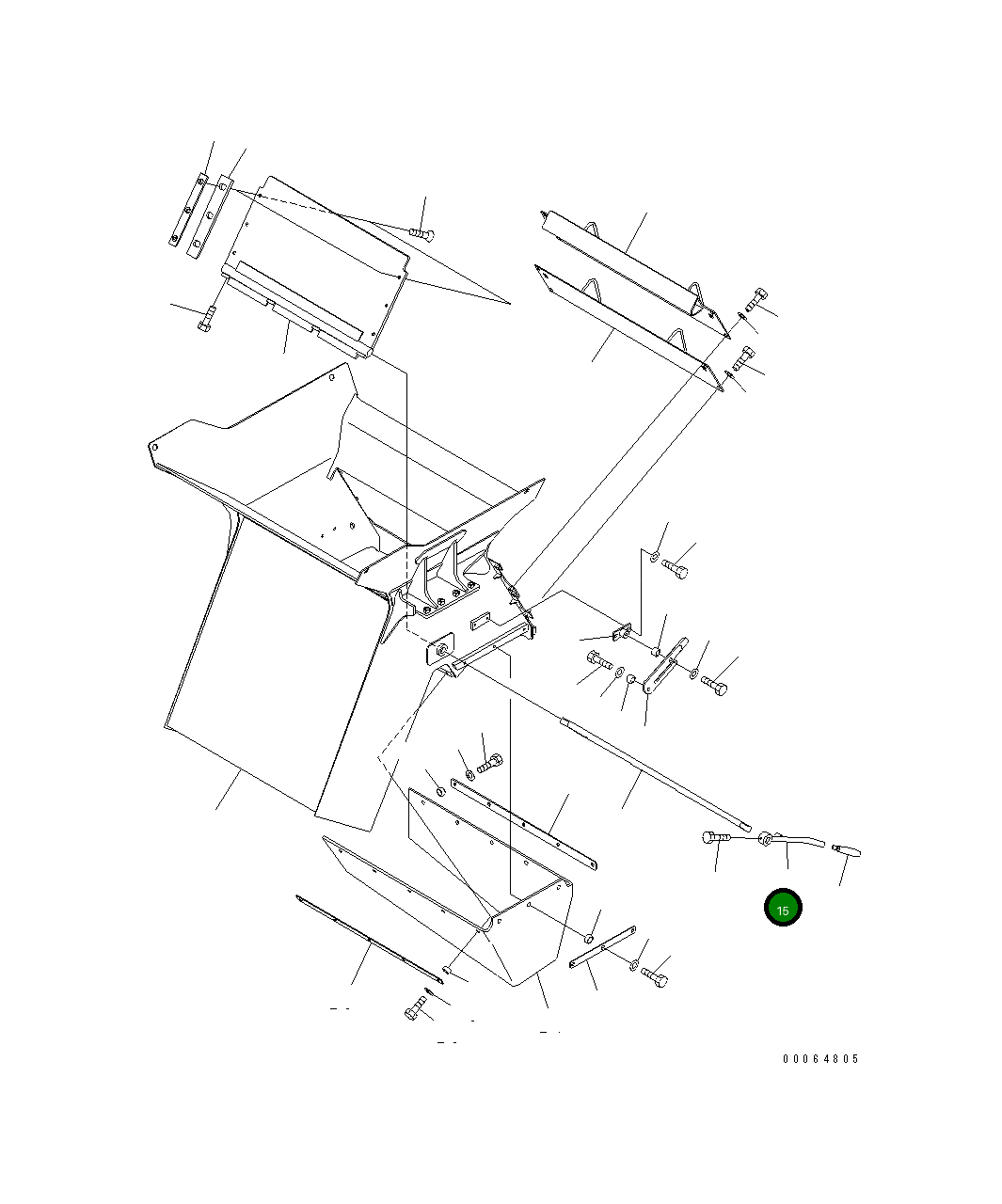 Рычаг 8234-70-4161 Komatsu