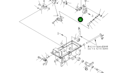 Рычаг 134-43-61230 Komatsu