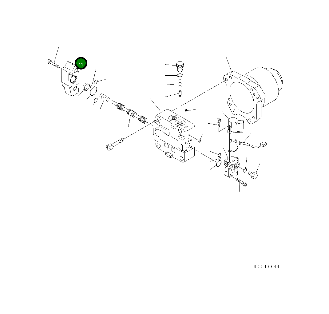 Крышка 708-7W-18170  Komatsu