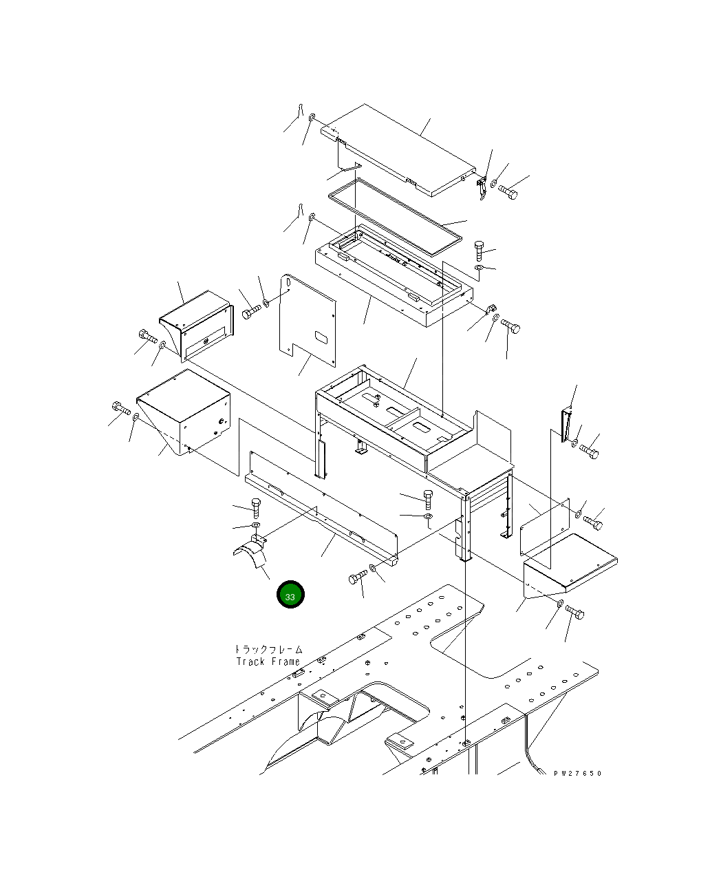 Крышка 8287-54-2151  Komatsu