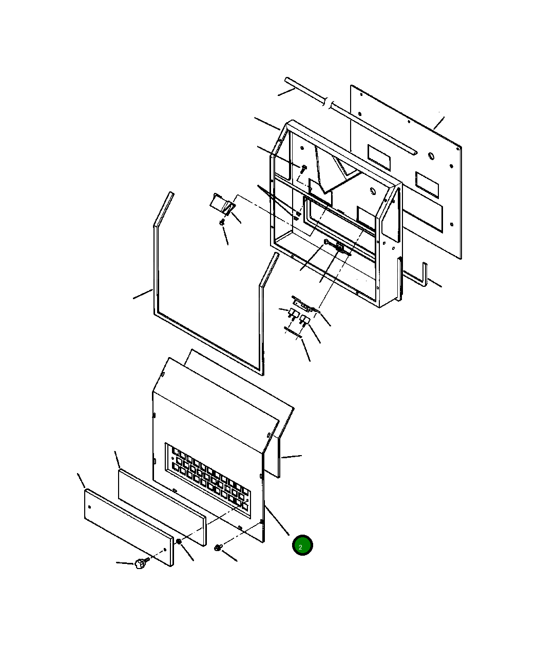 Крышка EF 3 559 Komatsu