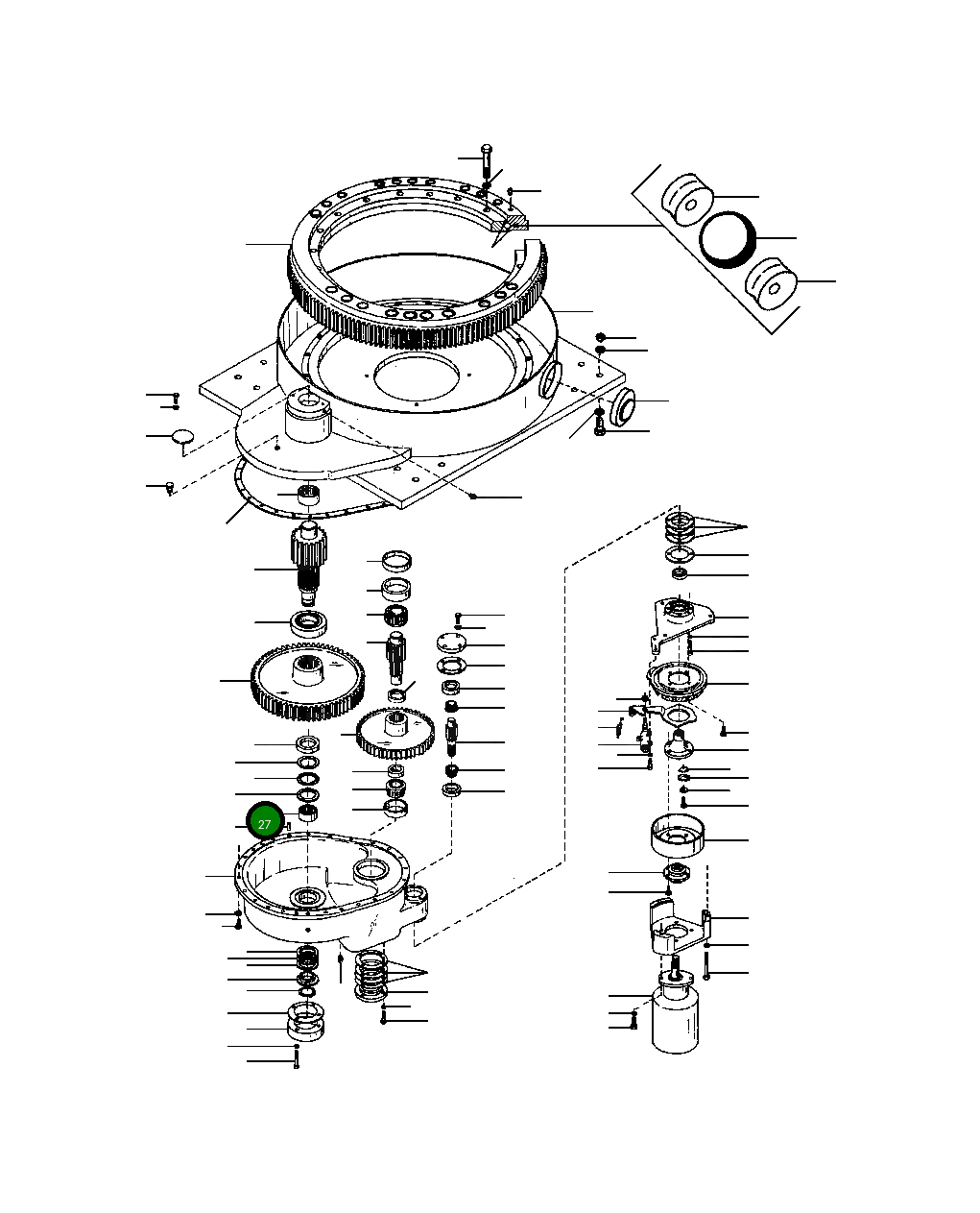 Подшипник 64 287 Komatsu