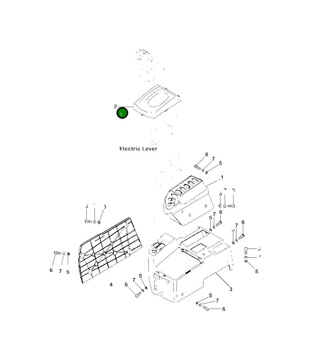 Крышка 423-43-58781  Komatsu