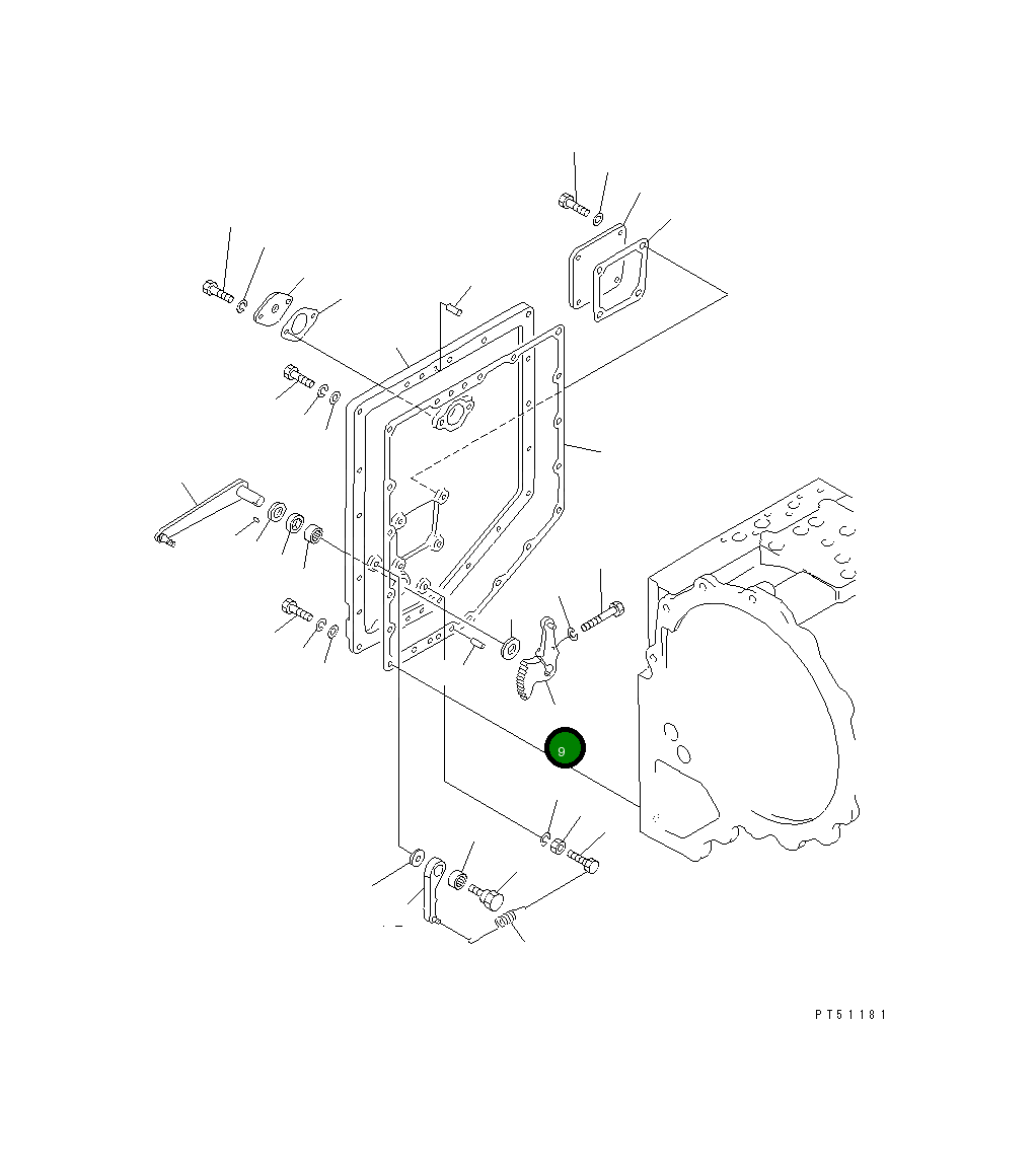 Рычаг 234-15-25760 Komatsu