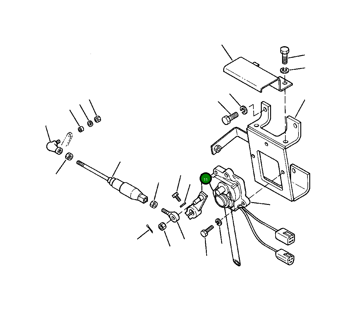Рычаг 208-43-68120 Komatsu